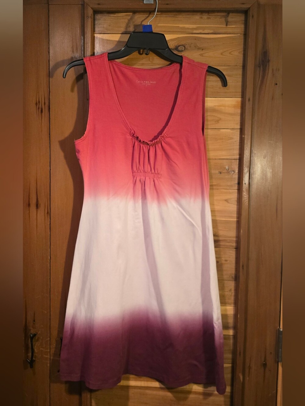 Calvin Klein Jeans Pink to Purple Ombre Tank Dress